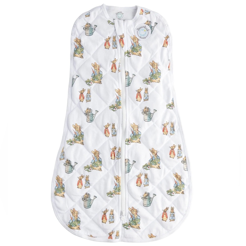 Dreamland Baby Weighted Sleep Sack Peter Rabbit Print | Size S (0–6M)